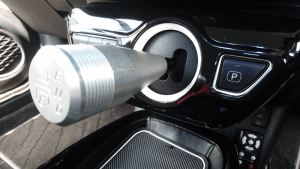 シフトノブエクステンション(銀)彫刻部塗装無し